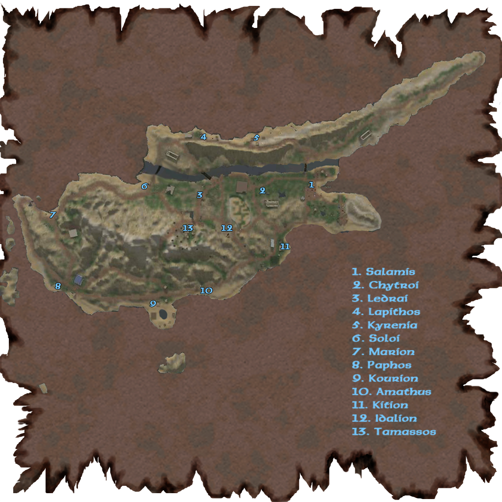 Visions Cyprus Map